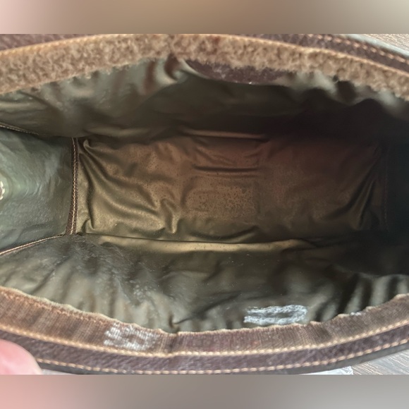 Gucci Sherry Line GG PVC Canvas Leather Clutch Bag Authentic - Picture 7 of 11